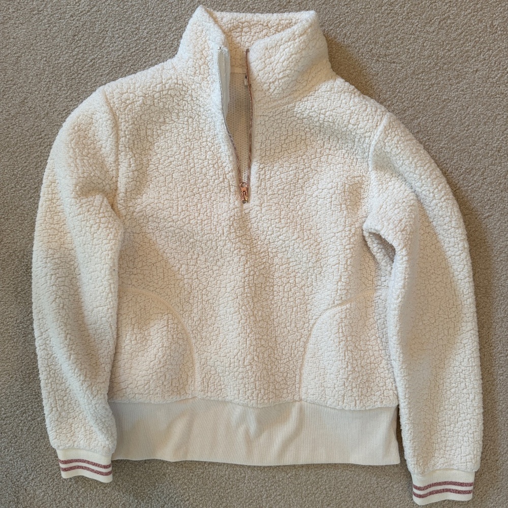 Womens Sherpa Fleece quarter zip